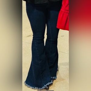 Super flare jeans size large